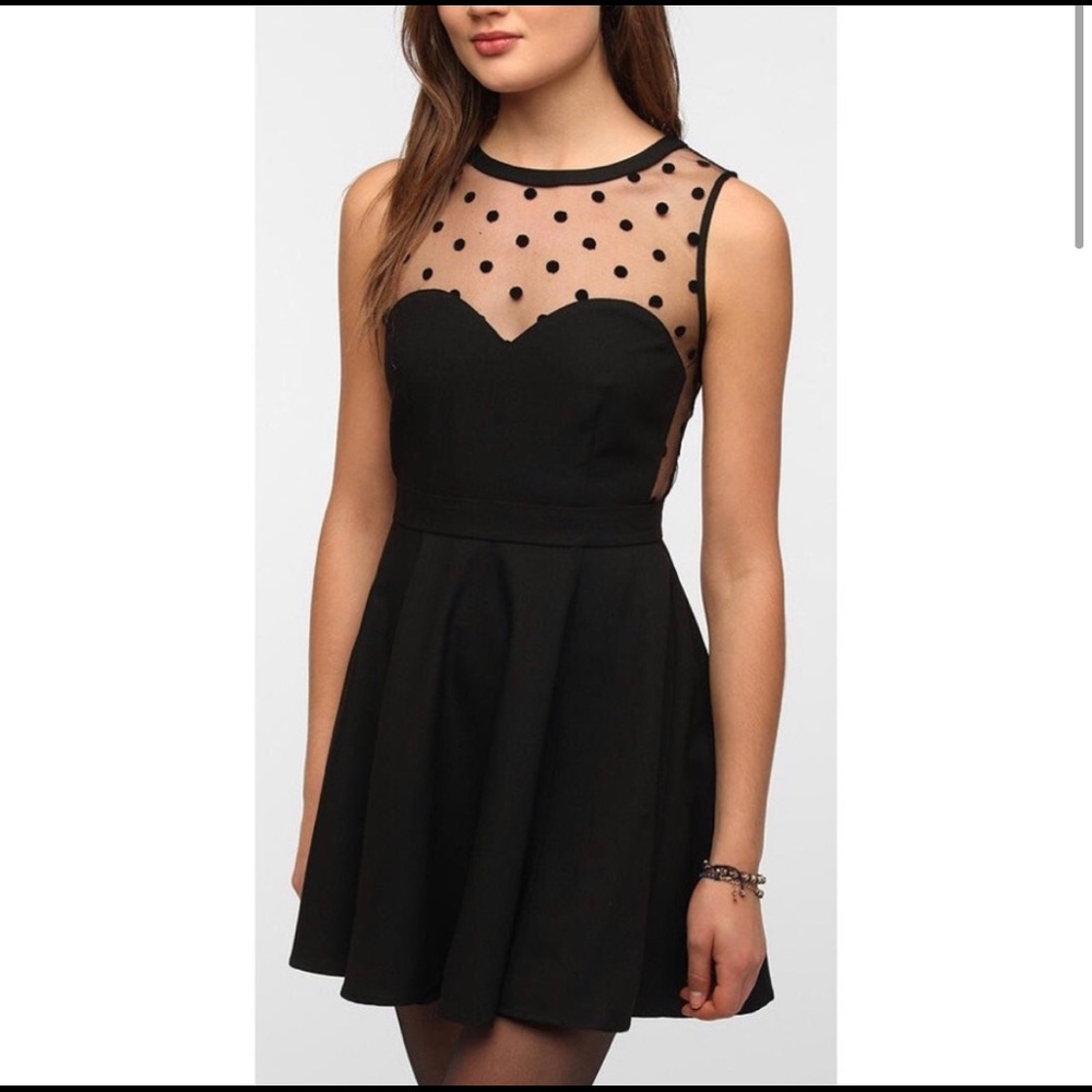 Coincidence & Chance polka dot mini dress